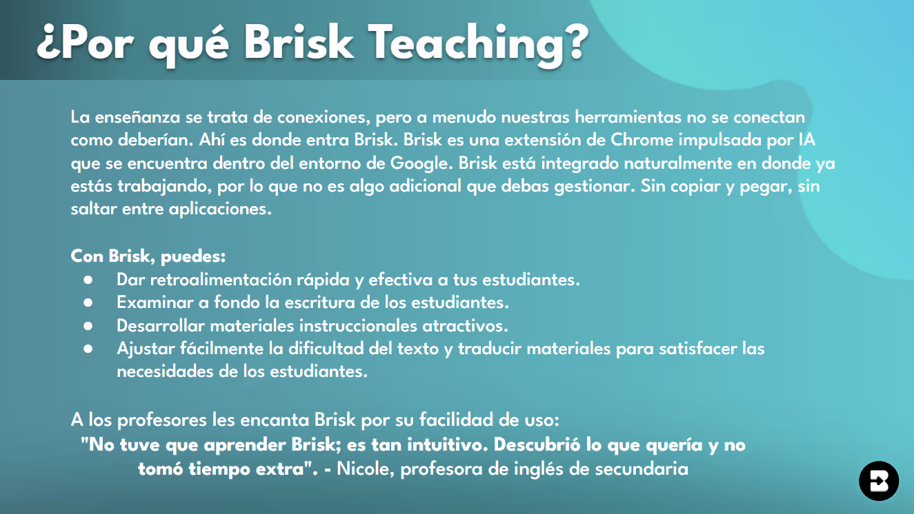 A flyer for a Spanish language course.